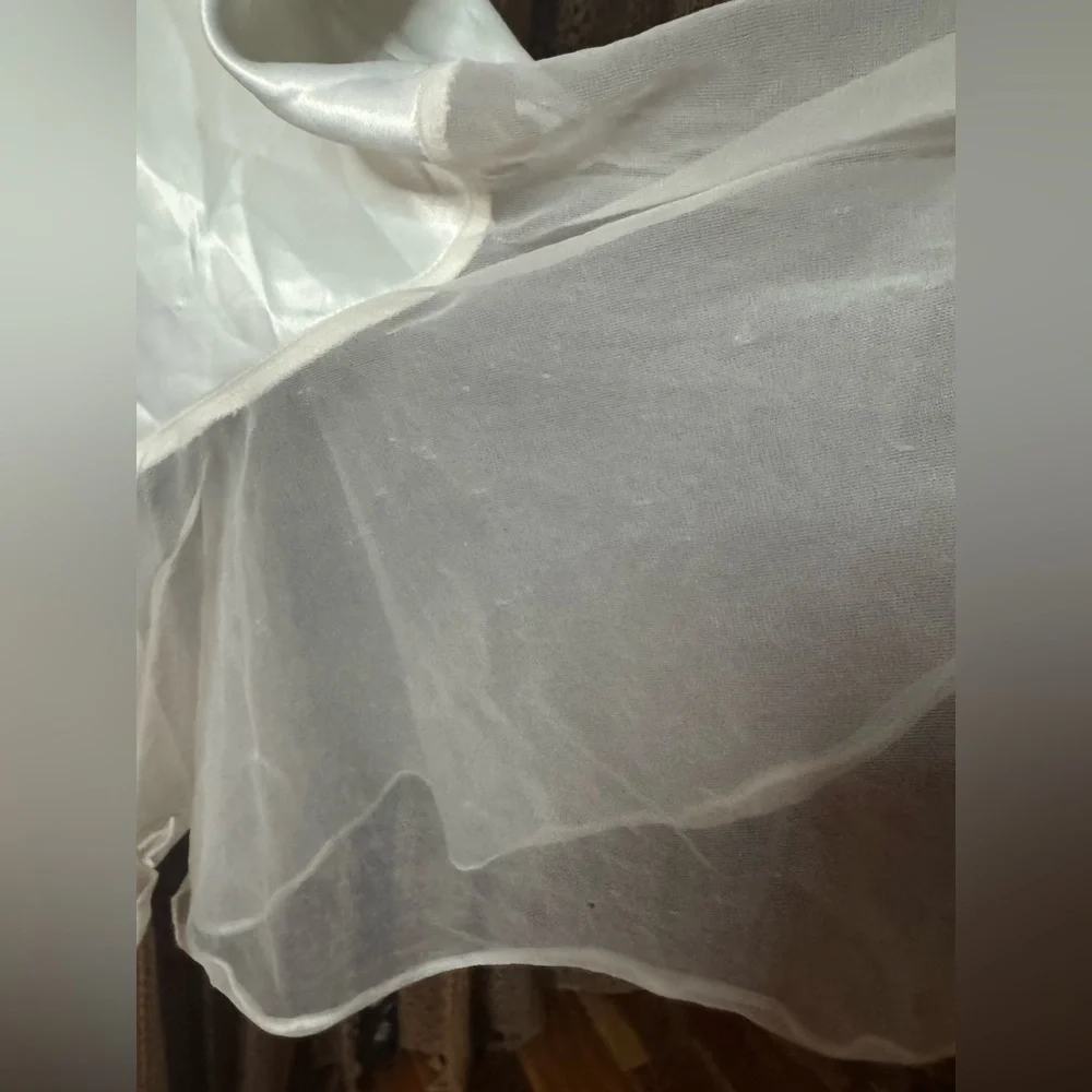 VTG Vandamere Sheer White Chemise